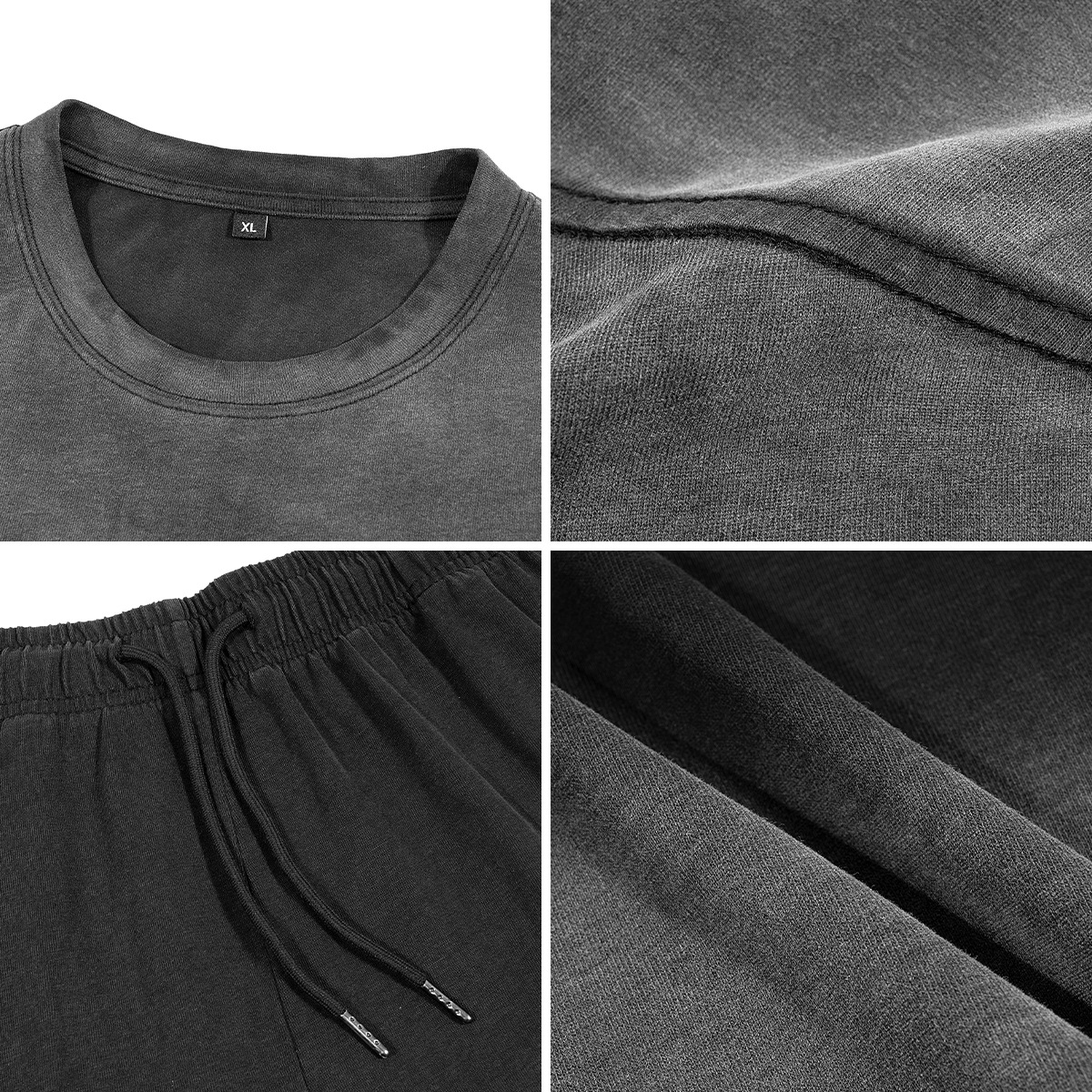 Short-sleeved high-quality cotton 2-piece suit 6