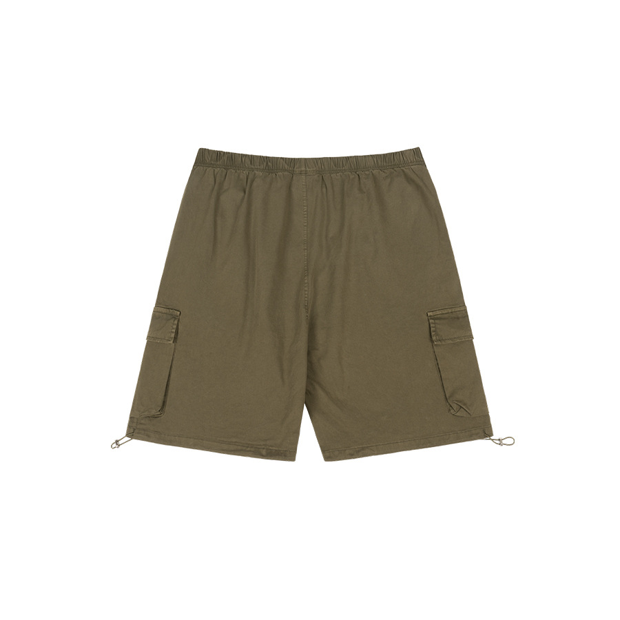 Loose Cotton Cargo Shorts Fashion Drawstring Hem 19