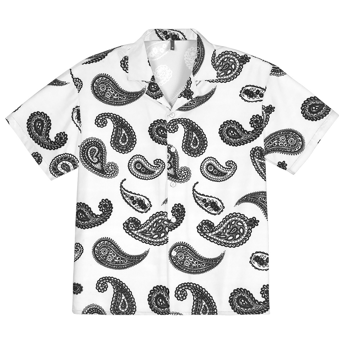 Printed loose shirt fashionable and casual cashew flower 31