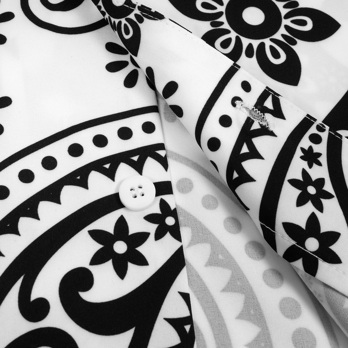 Printed Men's Shirt Loose Printed Shirt 28