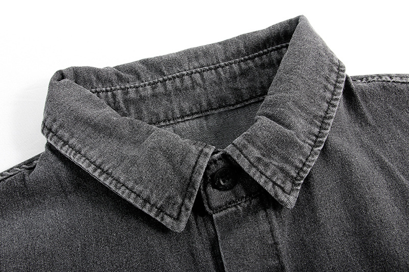 Washed Vintage Short Sleeve T-Shirt Shirt with Pockets 21