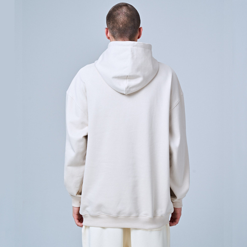 Pure cotton sweatshirt solid color casual hooded jacket 34