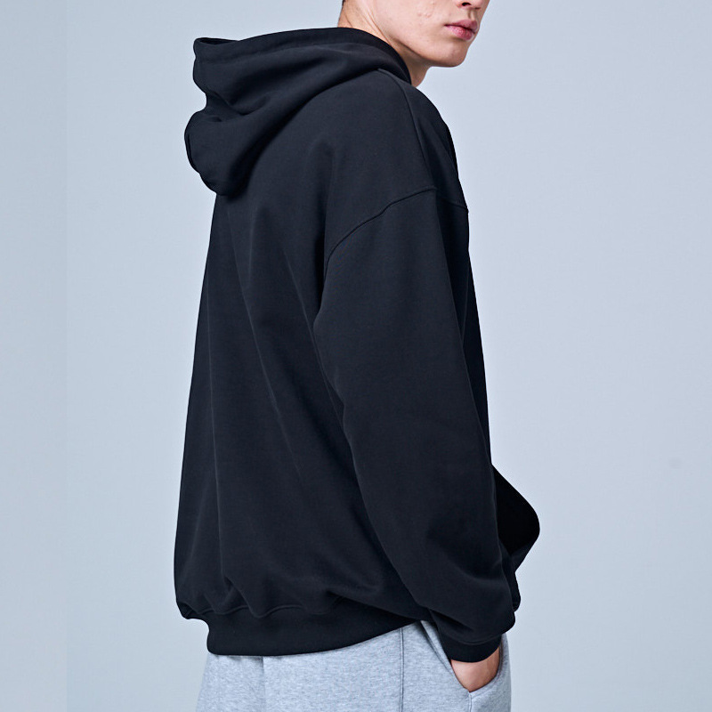 Pure cotton sweatshirt solid color casual hooded jacket 34