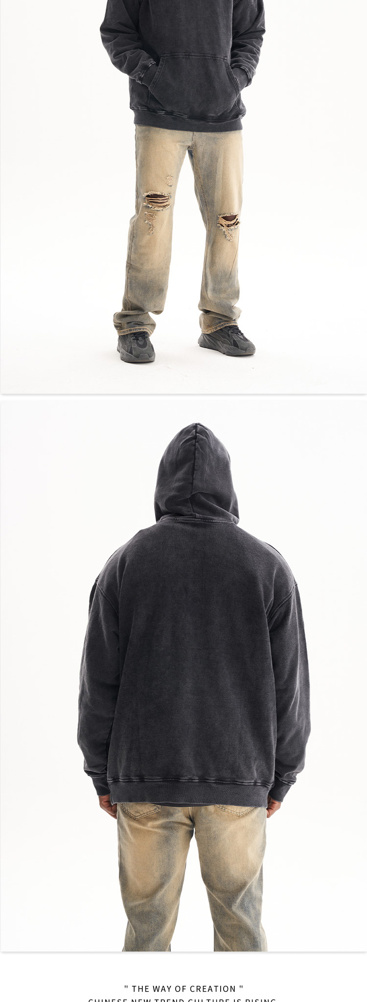 Casual Hoodie Personality Retro Men's Sweatshirt 36 01