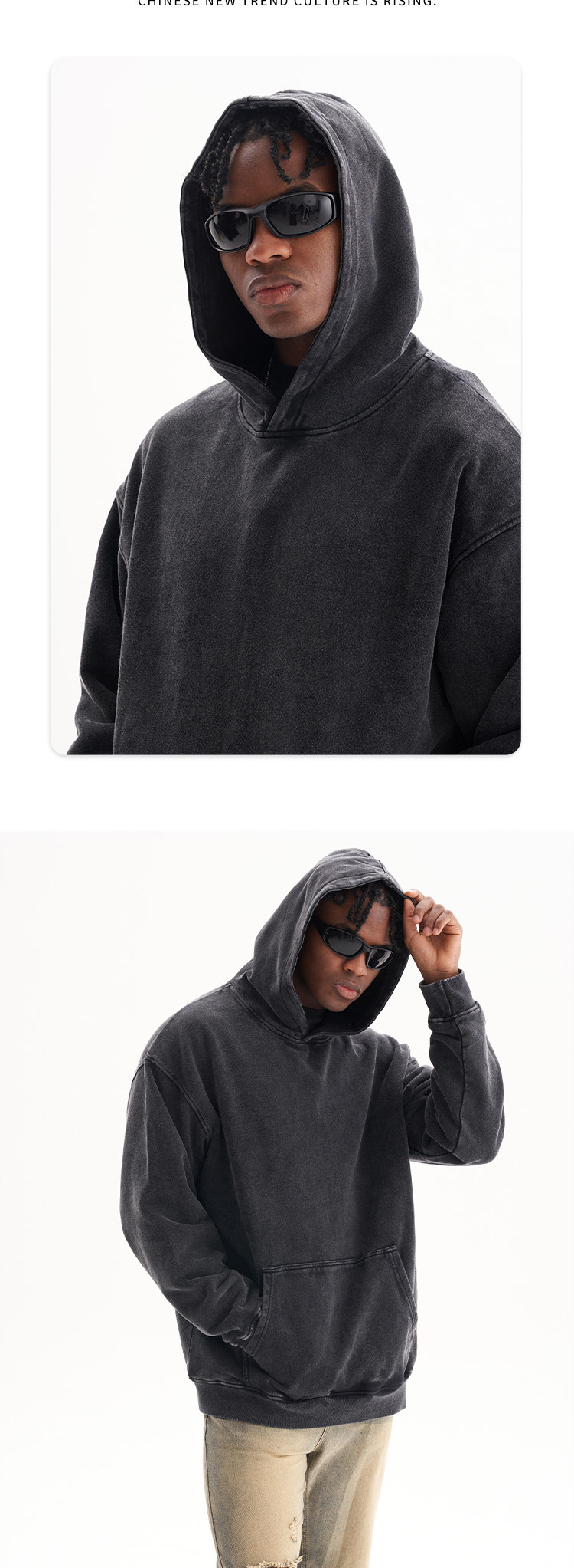 Casual Hoodie Personality Retro Men's Sweatshirt 36 02