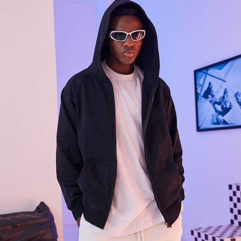 Men's Cotton Zipper Hoodie 43