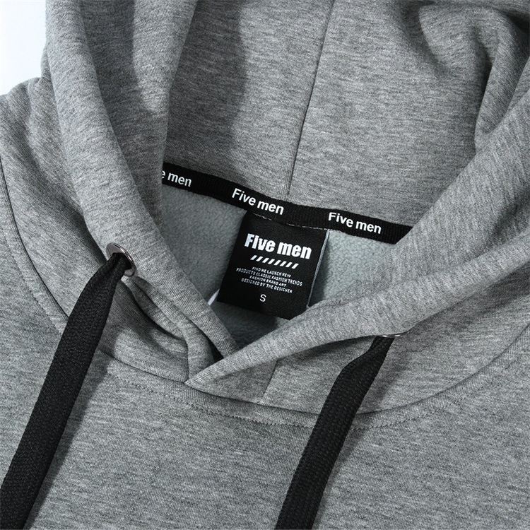 Men's fleece pullover cotton hoodie 37